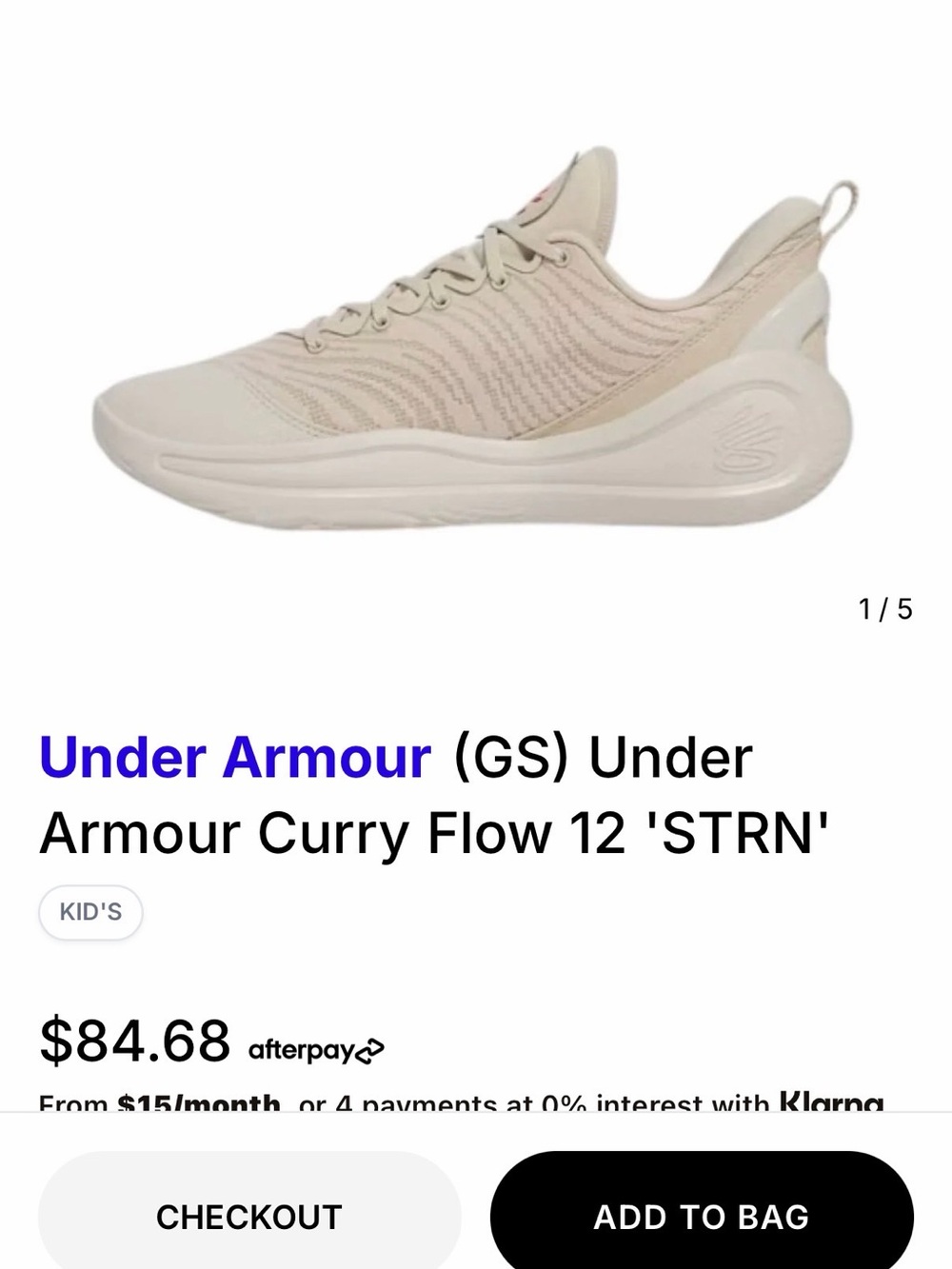 Neutral Beige Women's Curry Basketball Shoes